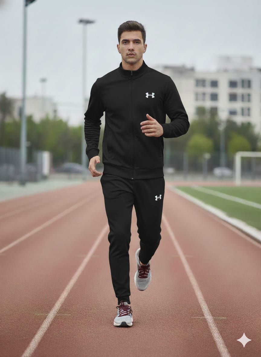 Black Under Armour Tracksuit