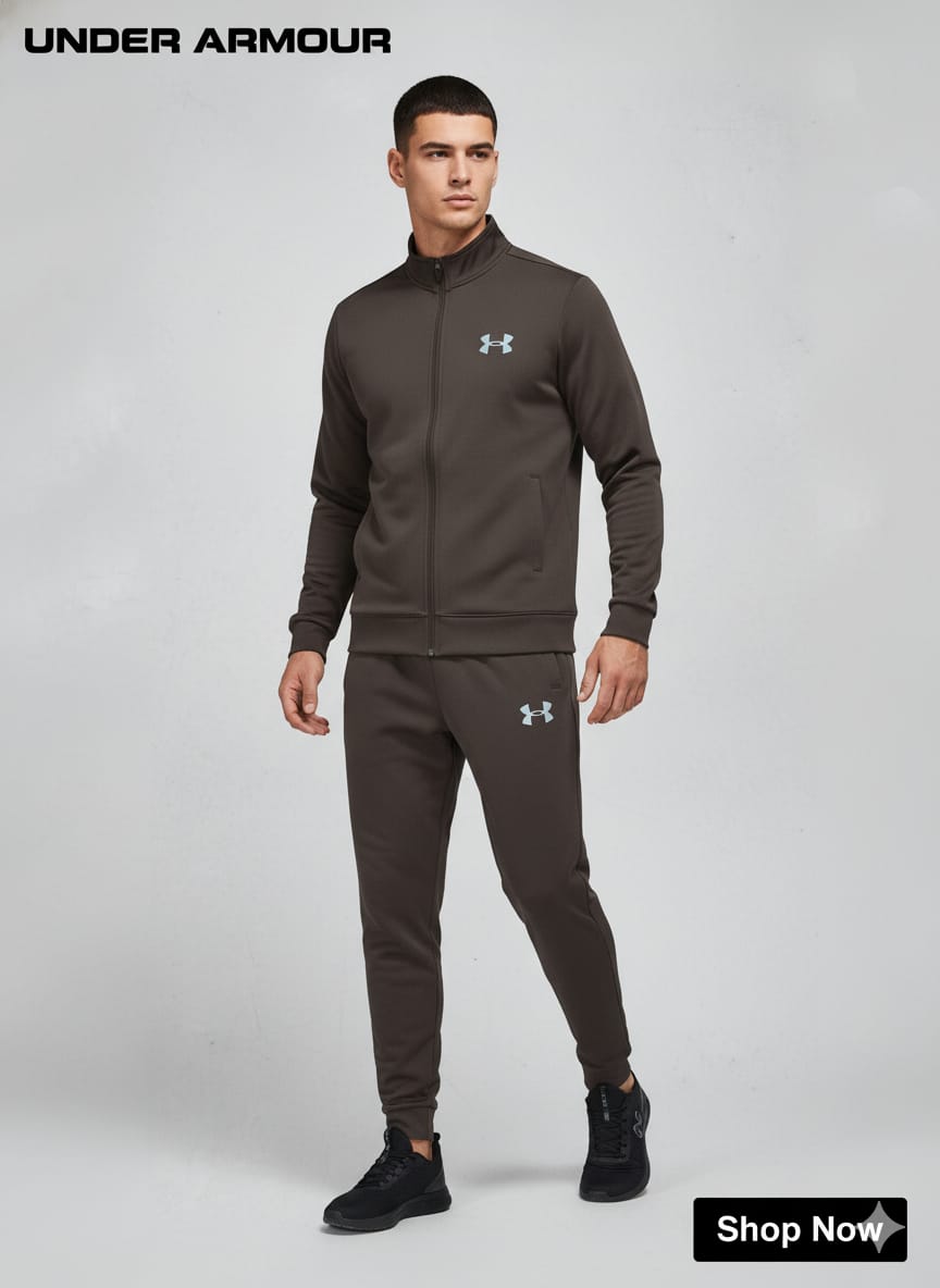 Under Armour Men’s Dark Brown Tracksuit