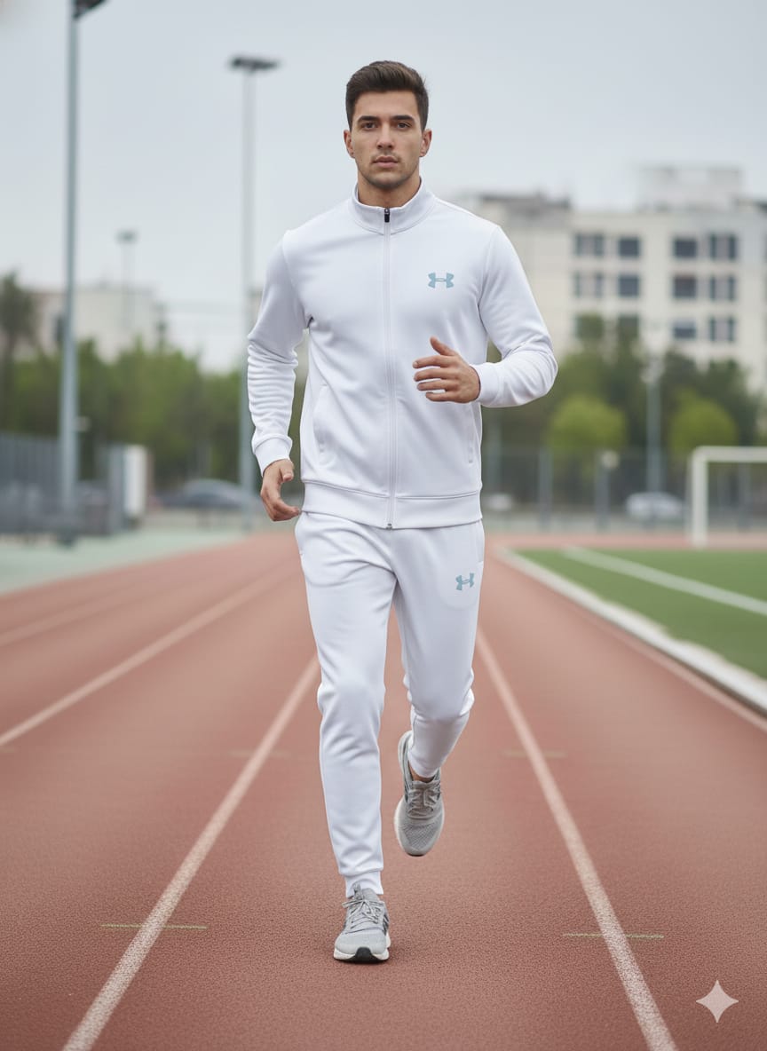 Under Armour Men’s White Tracksuit